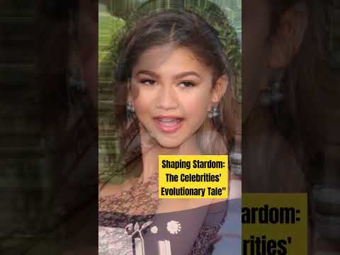 Shaping Stardom: The Celebrities' Evolutionary Tale#viral #youtube #actress #celebrities