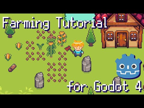 Farming & Crop Ageing Mechanics Tutorial for 2D Godot 4 Games