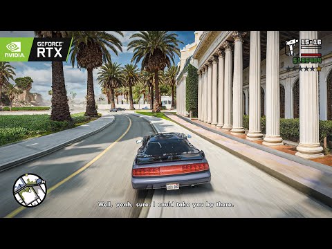 GTA San Andreas RTX 4090 'Misappropriation' Missions 4K Gameplay! GTA SA Remastered Graphics Mod