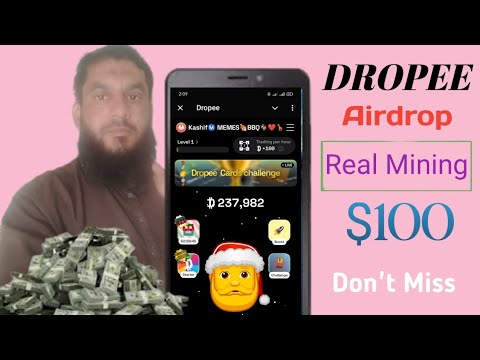 Dropee New Airdrop | Crypto Mining Airdrop | Dropee Airdrop Real or Fake 🤥