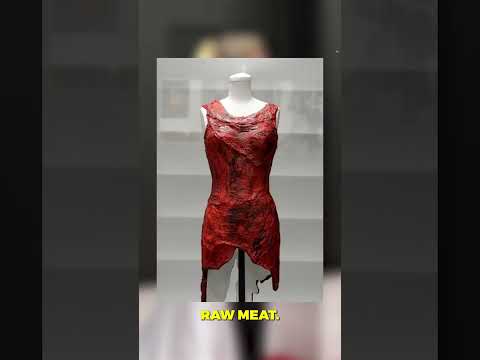 Lady Gaga's Dress Was Made Entirely Of Raw Meat!