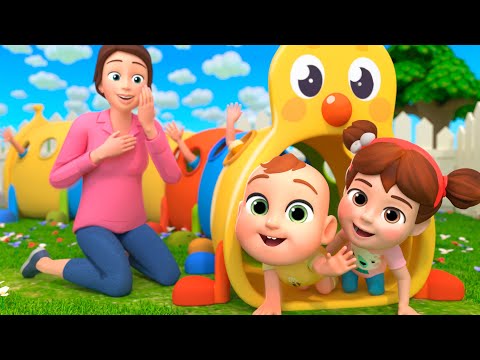 Skip to My Lou | Fun Playtime at the Backyard Playground | Lalafun Nursery Rhymes & Kids Songs