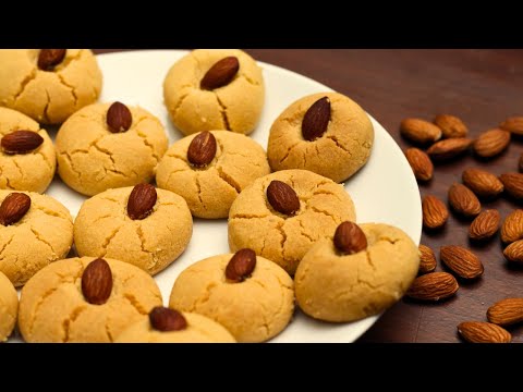 These Nankhatai shortbread cookies are so buttery and sweet, they'll disappear in seconds!