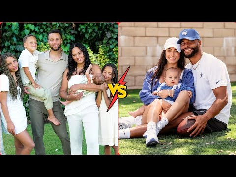 Stephen Curry Family Vs Dak Prescott Family ⭐ Real Name And Ages 2024