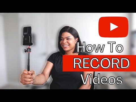 HOW TO RECORD YOUTUBE VIDEOS FOR BEGINNERS | Youtube for beginners guide