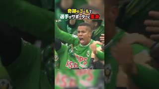 選手がサポーターに変身！？ #shorts #J1参入プレーオフ #東京ヴェルディ #横浜FC #J2 #Jリーグ #サッカー