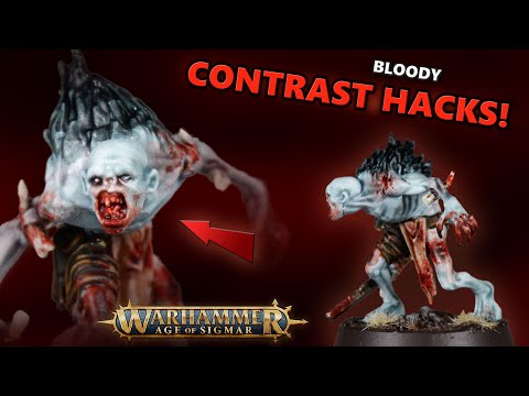 Speed Painting a Gruesome Crypt Guard with Contrast Paints! | Warhammer Flesh Eater Courts Tutorial