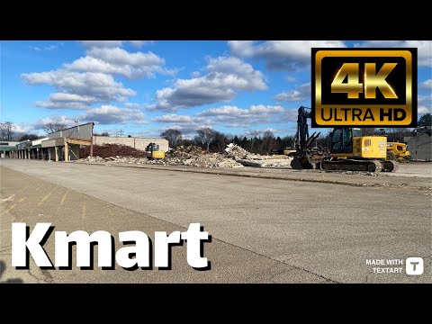 【4K】Demolished Kmart - Erie PA (Harborcreek) - Feb 2024