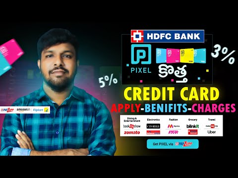 How To Appy HDFC Pixel Play Credit Card Apply In Telugu | New HDFC Pixel Play Credit Card Review