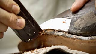 Making HANDMADE Classic Loafers in Museum Calf Leather