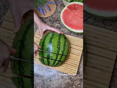 Watermelon 🍉/ Арбуз/ Как резать красиво #food #cook #cooking #рецепт