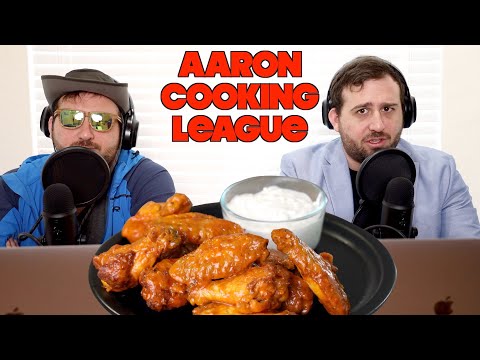 Sports Commentators React to Cooking Chicken Wings | Aaron Cooking League Episode 1