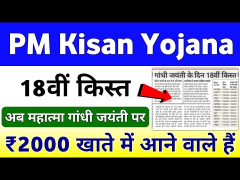 PM Kisan Yojana 18th Installment Date 2024 | PM Kisan Yojana Next Installment Date | Mahi Info