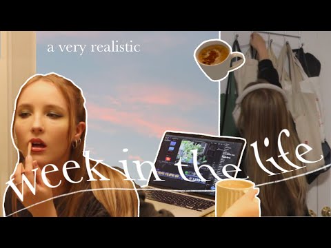 a very realistic week in the life of an unemployed person // getting back on track, side hustle life