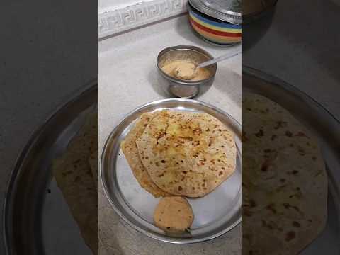 Minivlog #19  from SaudiArabia / Aloo Chappathi with Tomato chutny /Aloo paratha #shorts #shortvideo