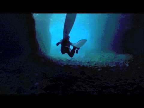 Recreational Freediving! Play in the cave! - Tago, February 2015 (西伊豆田子)