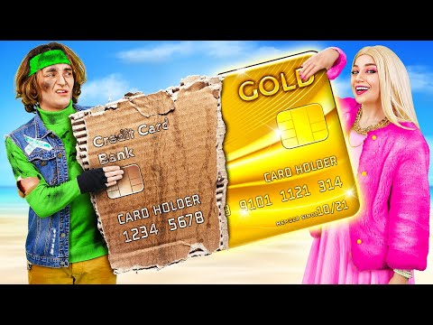 Rich vs Poor Vacation! SURVIVING a $1 VS $100,000 Vacation | Kids VS Parents