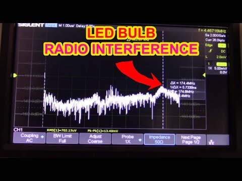 LED bulb interference with radio reception