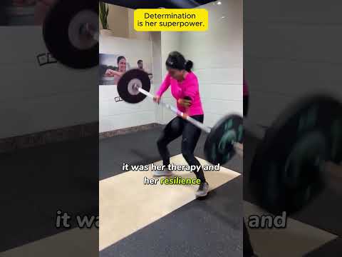 DETERMINATION IS HER SUPER POWER #fitness