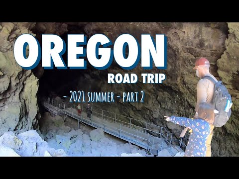 OREGON ROAD TRIP Part 2 - Lava Land in Bend - 火山のテーマパークで溶岩の洞窟探検‼︎ (#160)