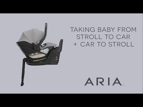 UPPAbaby Aria Infant Car Seat – Taking Baby From Stroll to Car + Car to Stroll