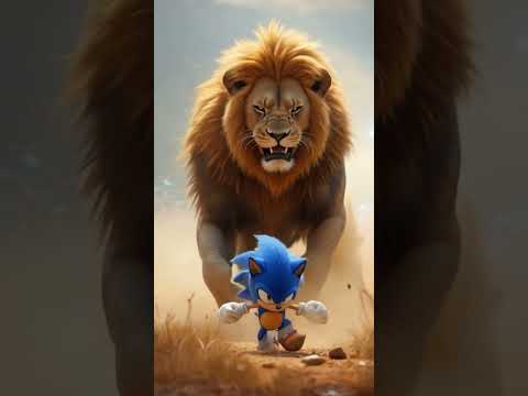 Lion & Sonic Fusion: The Ultimate Speed King 🦁⚡️