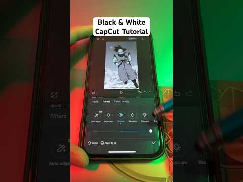 How To BLACK & WHITE Videos in CapCut Tutorial