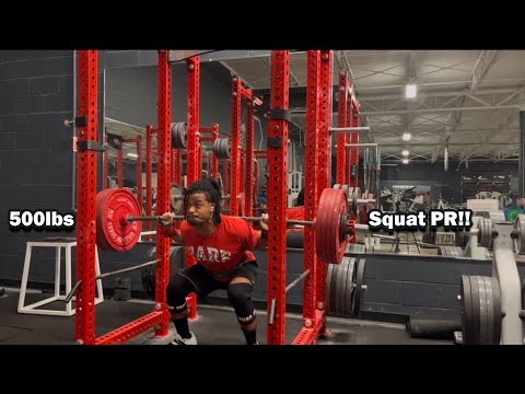 Squatting 500lbs