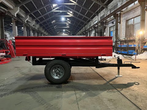 Agriculture Machinery Farm Transport Tipping Trailer; 2 wheel hydraulic tipper trailer 1500kgs