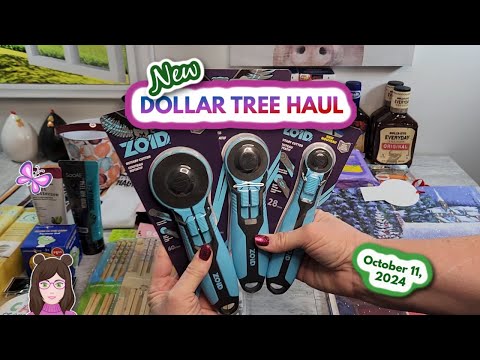 Amazing NEW DOLLAR TREE HAUL!  Awesome Finds!! October 11, 2024