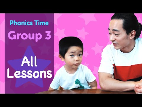 Group 3: All Videos | Phonics Time with Masa and Junya | Made by Red Cat Reading