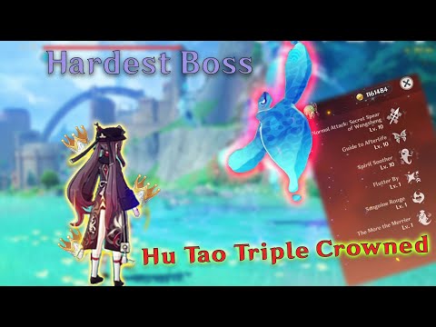 I Defeated The Hardest Boss With My Triple Crowned Hu Tao