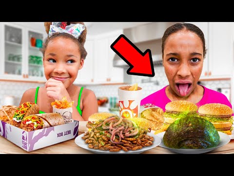 Cali's Little Sister DECIDES What She EATS for 24 Hours!