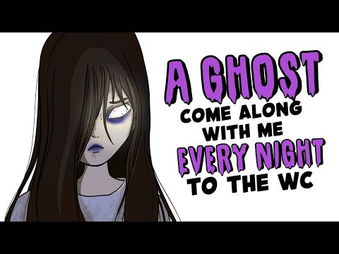 A ghost come along with me every night to the WC 👻 Draw My Life | My Life Sucks