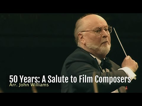 John Williams Conducts 50 Years A Salute to Film Composers [1080p Remastered]