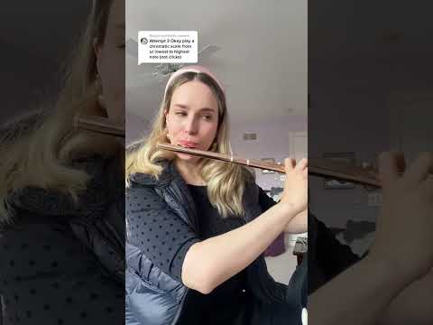 playing every note on the flute in 13 seconds