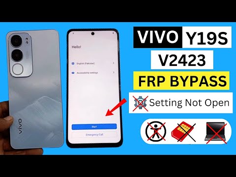 Vivo Y19s Frp Bypass Android 14 | Setting Not Open | Vivo Y19s Google Account Unlock Without Pc 2025