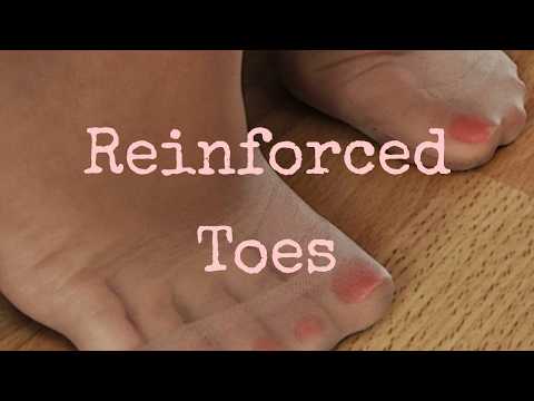 Pantyhose and Nylons Reinforced Toes Compilation