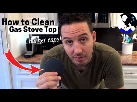 How to Clean Gas Stove Top Burner Caps