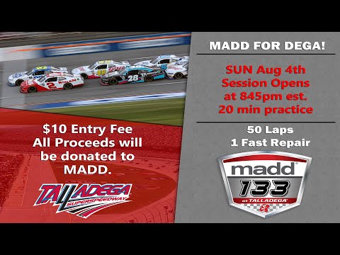 MADD 133 | Talladega Superspeedway | 8/4/24 | PGR eSports