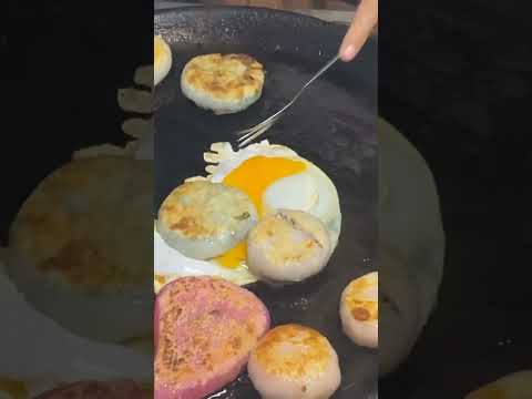 Asian Street Food 🔥 pan fried dumplings