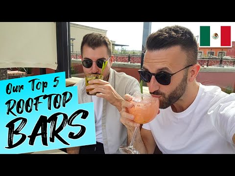 Top 5 Rooftop Bars in San Miguel de Allende, Mexico (Mexico Vlog)