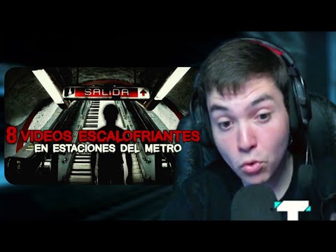 "NO SE SUBAN A LOS TRENES" REACCIONANDO A "8 Videos Escalofriantes en ESTACIONES DEL METRO"