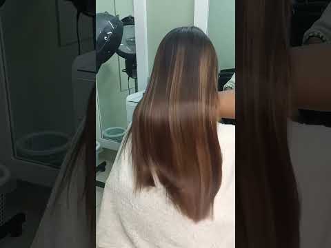 Hair Rebonding #foryoureels #hairstyle