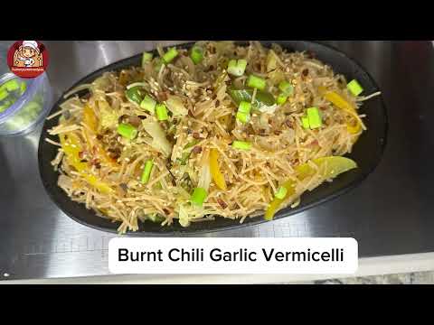 Burnt Chili Garlic Vermicelli Noodles/Healthy Breakfast Recipe