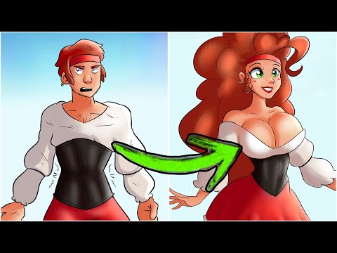 Golden Request - Pirates and Corsets | TG TF Comic Dub 148