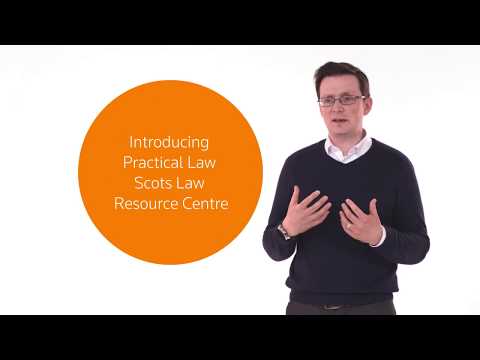 Scots Law Resources on Practical Law:  Marco's Story