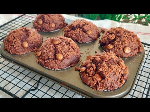 I make chocolate muffin cake every week, Only use this recipe|每周都要做的巧克力玛芬蛋糕，配方只用这一个