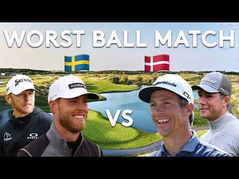 2v2 WORST BALL SCRAMBLE | Sweden vs Denmark