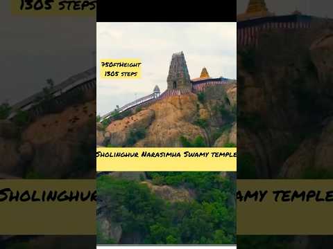 Sholinghur Narasimha Swamy temple#Divine place #spritual #blessed #scared #viralvideo